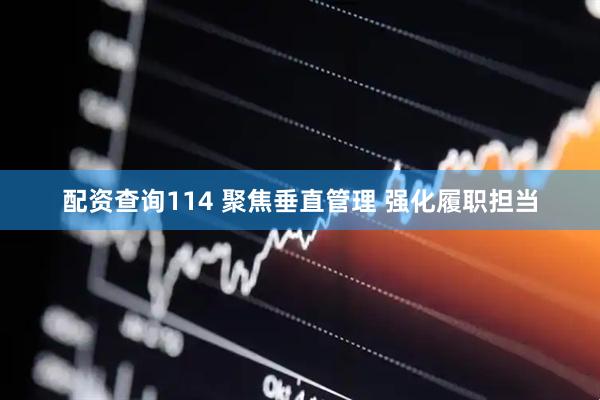 配资查询114 聚焦垂直管理 强化履职担当